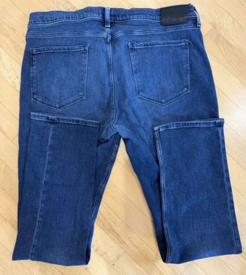 PAIGE Federal Slim Straight Leg Men's Jeans in Dark Blue Wash Size 36x32 - Picture 2 of 5